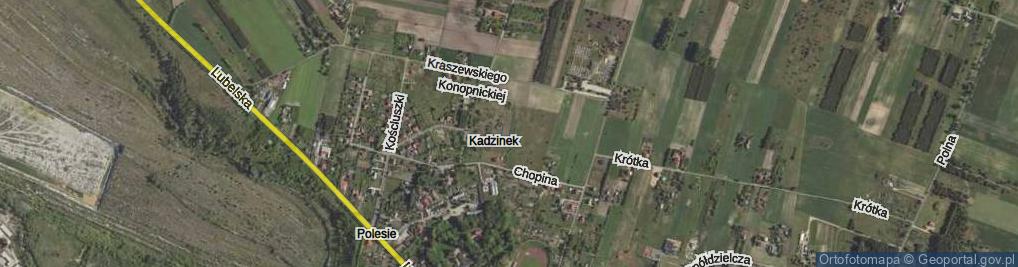 Zdjęcie satelitarne Północna ul.